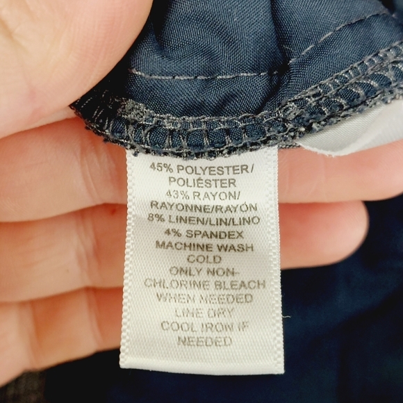 LOFT Gray Mid Rise Slim Fit Straight Leg Trouser Dress Pants 1829 - Picture 10 of 12